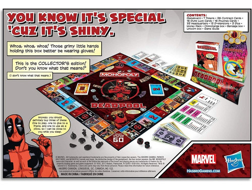 Monopoly Deadpool Edicion Coleccionista