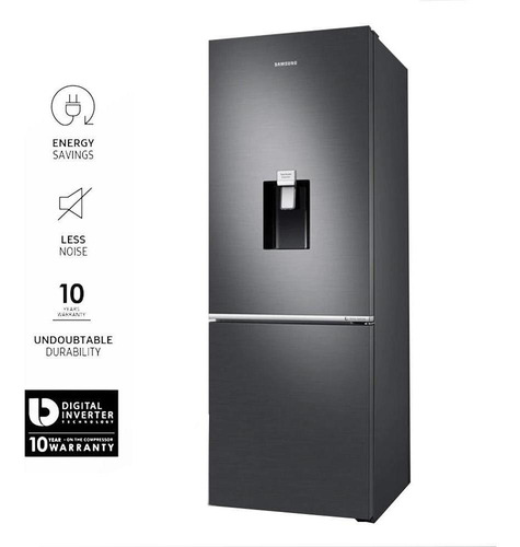 Imagen 3 de 6 de Nevera Samsung Tipo Europeo 313 Ltr Inverter Negro Rb30n4160