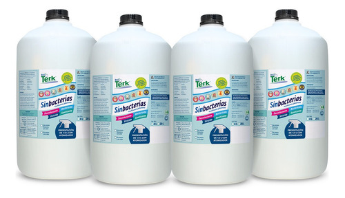 Combo Sanitizante Sales Cuaternarias Amonio Biodegradable 4l