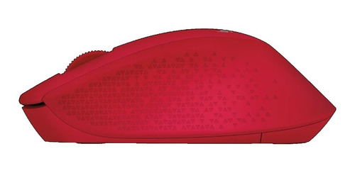Imagen 3 de 5 de Mouse Ergonomico Inalámbrico Logitech M280 Rojo