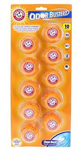 Arm & Hammer Paquete De 10 Bolas Desodorantes Odor Busterz, 