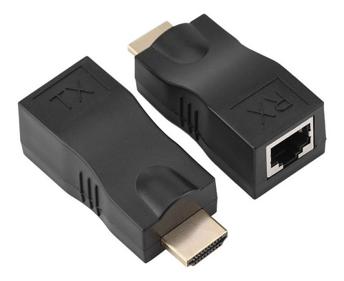 Imagen 1 de 4 de Extensor Hdmi Utp Via Cable De Red Cat 6
