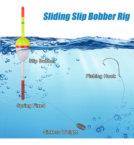 Orootl Flotadores De Pesca Y Bobbers 10 Piezas De Madera D