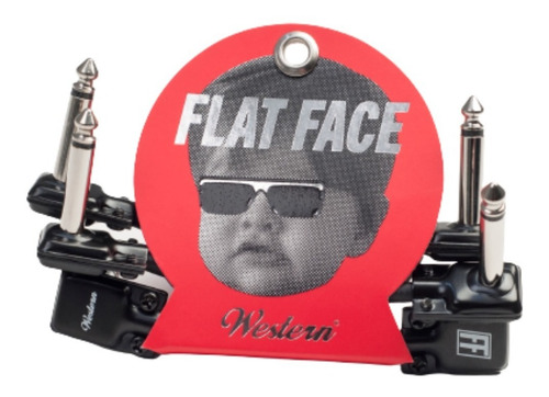 Pack X3 Cable Interpedal Flat Face Angulado 15cm Western