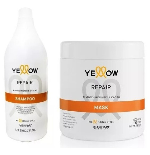 Kit Shampoo + Mascara Yellow Repair Alfaparf