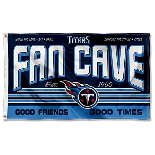 Banderín De Fanático De Tennessee Titans Hombre De Cu...