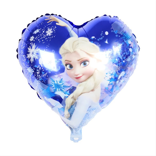 Art.fiesta Adorno Cumpleaños Infantil Globos Frozen Elsa