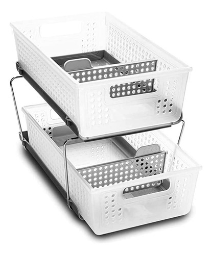 Madesmart Organizador De Dos Estantes C/divisores 2 w