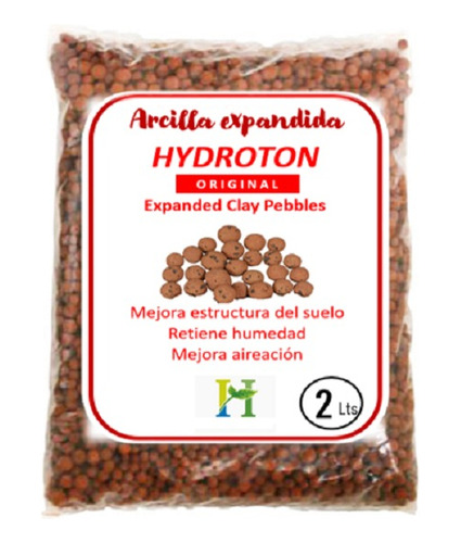 Arcilla Expandida 2 Litros  (hydroton)......