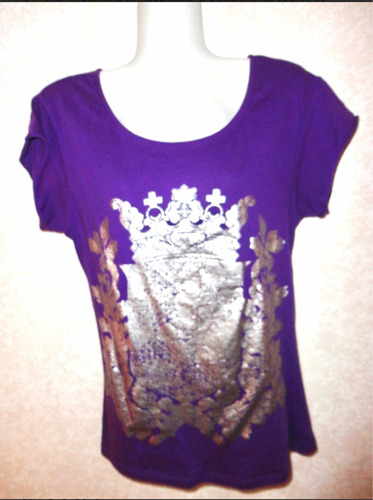 Remera Violeta Con Espalda Descubierta (centro)