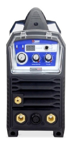 Máquina de solda inverter Boxer Tigon 220 azul 220V