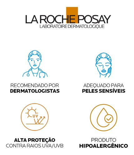 Protetor Solar La Roche-posay Anthelios Gel Creme Fps80 40ml
