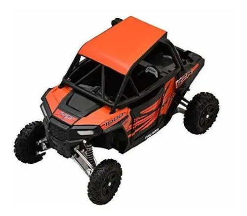 Vehículo Modelo A Escala 1-18 Polaris Rzr Xp Atv Naranja