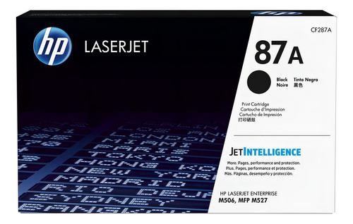 Tóner HP LaserJet 87A Negro