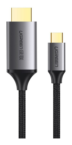 Cabo Adaptador Usb- C Para Hdmi 4k M-m 1,5 Metro - Ugreen