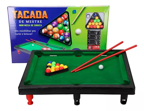 Mini Jogo De Bilhar 44cm Etitoys BQ-118 Colorido - Sinuca / Bilhar