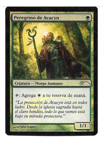 Carta Magic Peregrino De Avacyn Fnm (foil)