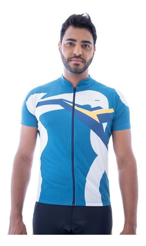 Imagem 1 de 3 de Camiseta Bike  Ciclismo Masculino Elite 135181 Azul