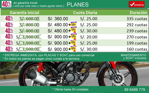 Imagen 2 de 9 de Motos Alquiler Venta Nuevas