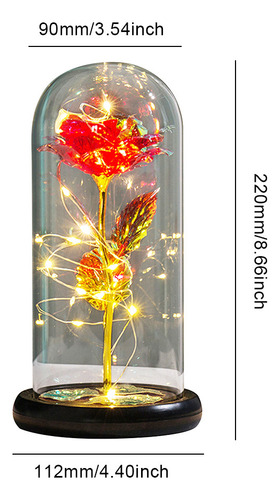 Lámpara Flores Rosas Artificiales, Regalo Para Mamá Y Novia