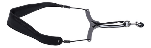 Correa De Cuello De Saxofón Negra Negra Para Saxo Alto Trans