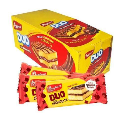 Bolinho Duo Chocolate Bauducco 30x27g Minibolo - Atacado