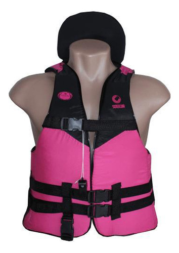 Colete Salva Vidas 40kg Rosa Infantil Praia Piscina Barco