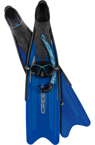 Cressi Gara Professional Set 3.0, Azul, 44/45