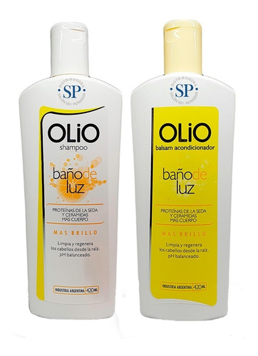 Kit Olio Baño De Luz Shampoo + Acondicionador