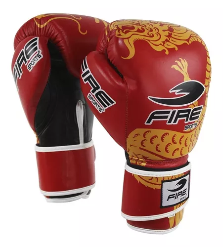 Par de Guantes de PIEL para entrenamiento (M2) Tigre – Fire Sports