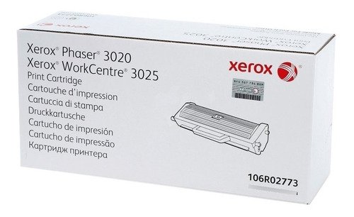 Toner Original Xerox 3025 106r02773 Workcentre Laser 1500 P