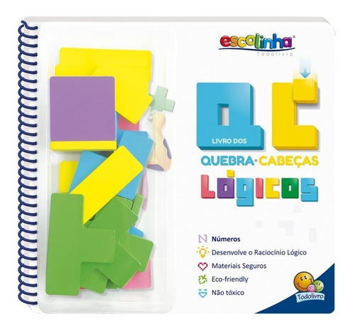 Livro Quebra Cabeça Lógico Escolinha Todolivro