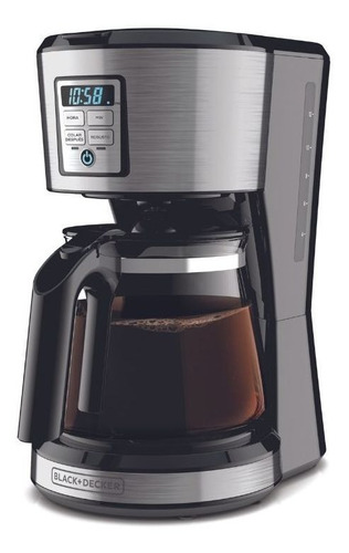 Cafetera Programable Filtro 12 Tazas 1000w Black & Decker