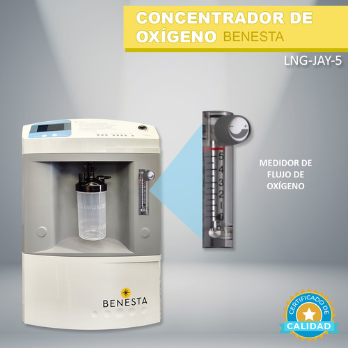 Concentrador De Oxigeno Longfian De Flujo Sencillo Modelo Ja