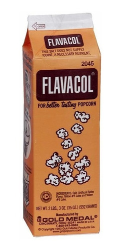 Flavacol Sal Original Para Cotufas Gold Medal (sazonador)