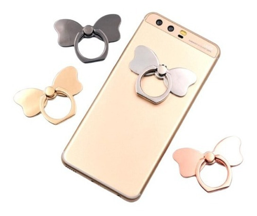 Anillos Soportes Para Celular Con Forma De Moño