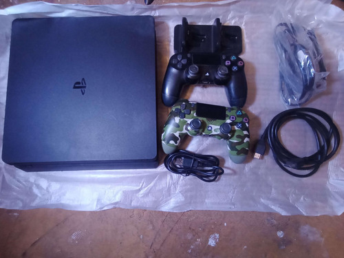 Sony Playstation 4 1tb + 2 Joystick Y 5 Juegos Leer