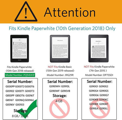Kindle Paperwhite Funda Cubierta Para Kindle Paperwhite 10th