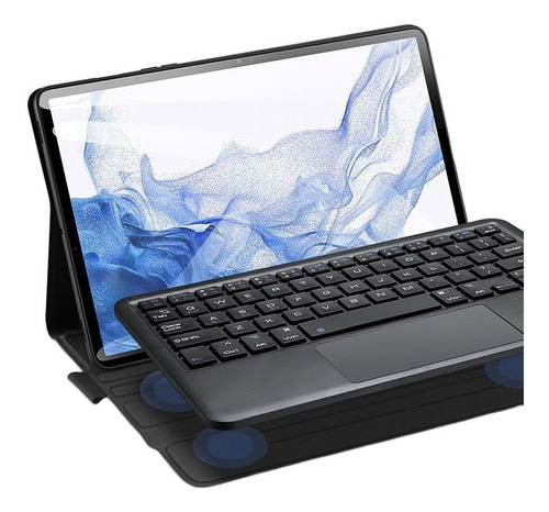 Para Samsung Tab S8plus/s7plus Funda Con Teclado Táctil