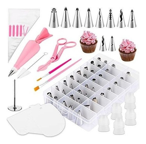 Kit Pasteleria Decoracion Pasteles 83 Piezas Principiantes