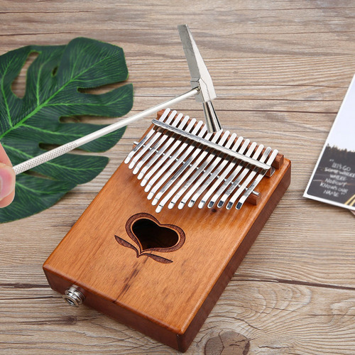 Instrumento Musical Kalimba Tuning Hammer Thumb Piano Tone