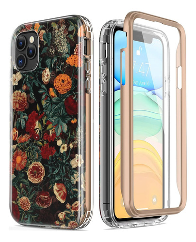 Funda Para iPhone 11 Pro Max - Con Flores