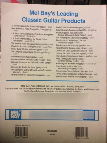 Libro + Cd Mozart For Acoustic Guitar