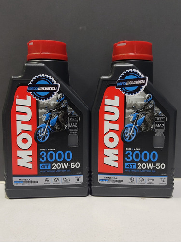 Aceite Motul 3000 4t 20w50 Mineral