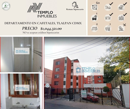 Departamento A La Venta En Avenida Cafetales 207, Coapa, Granjas Coapa, Ciudad De México, Cdmx, México. Excelente Oportunidad De Inversión