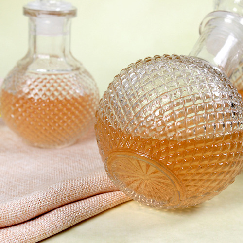 Botella De Whisky De Vidrio Transparent Ball Quick Decanter
