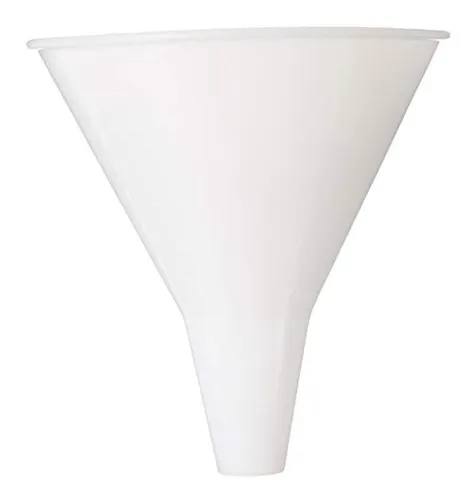 Embudo De Plástico De Cuello Ancho, 32 Onzas, Natural