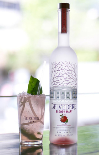 Vodka Belvedere Bloody Mary. Origen Polonia. 1 Litro