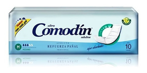 Comodin Ultra Apósito Refuerza Pañal Mediano X 120 Unidades