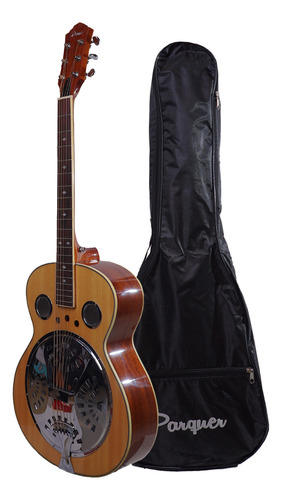 Guitarra Acústica Parquer Caja Resonador Dobro Nat Color Marrón claro Orientación de la mano Derecha